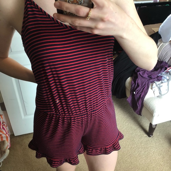 Striped Romper - Picture 2 of 6